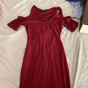 Maroon dress